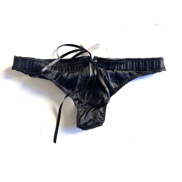 Agent Provocateur Florie Black Cut out Lace Panties 2 Small NWT - Picture 7 of 9